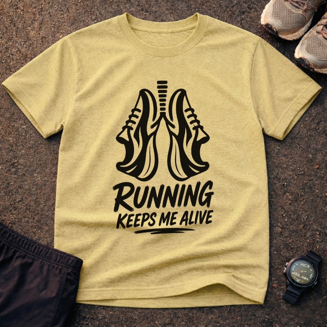 Running Keeps Me Alive T-Shirt 