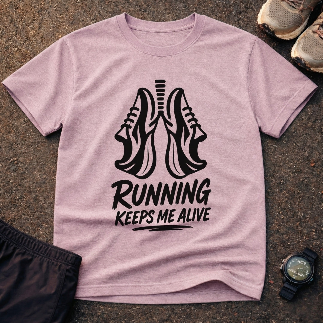 Running Keeps Me Alive T-Shirt 