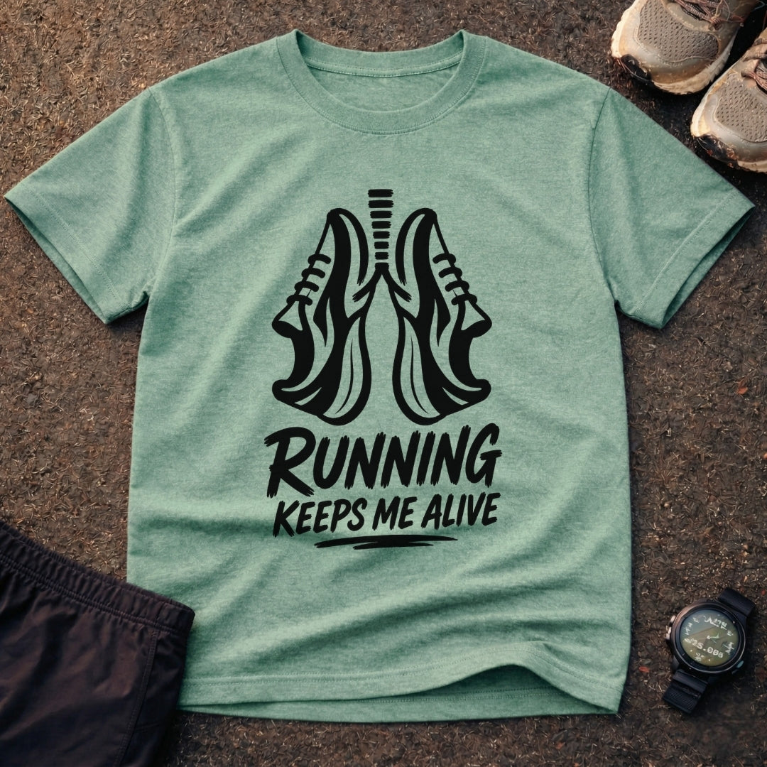 Running Keeps Me Alive T-Shirt 