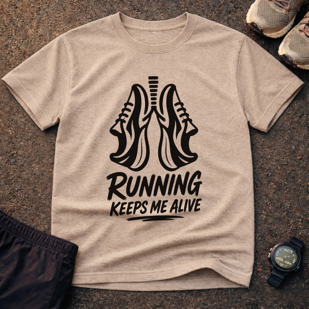 Running Keeps Me Alive T-Shirt 
