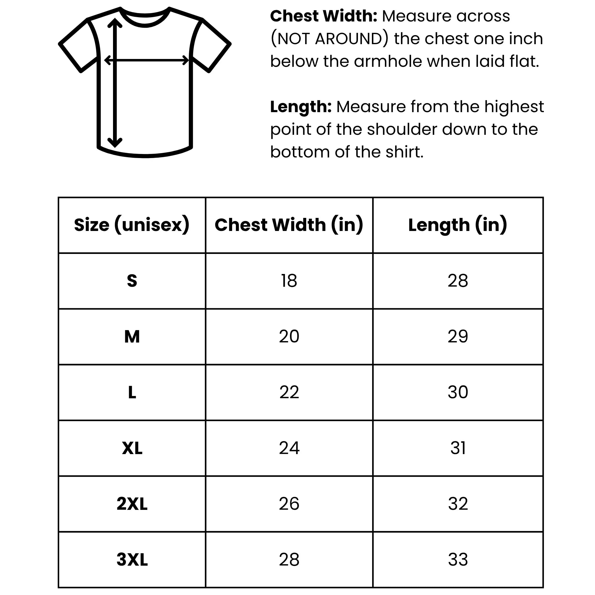 PaceYourself_-_T-Shirt_Size_Chart_Template - PaceYourself