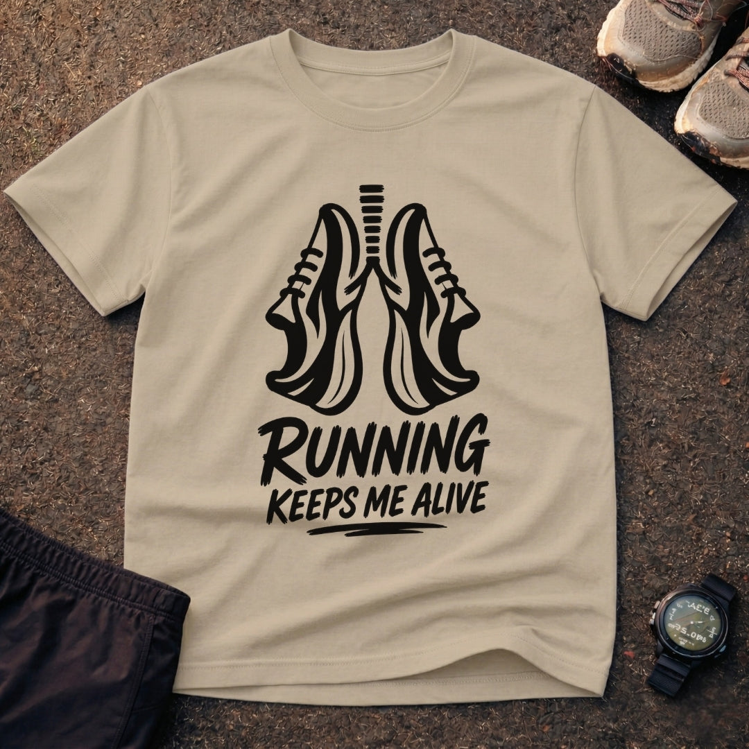 Running Keeps Me Alive T-Shirt 