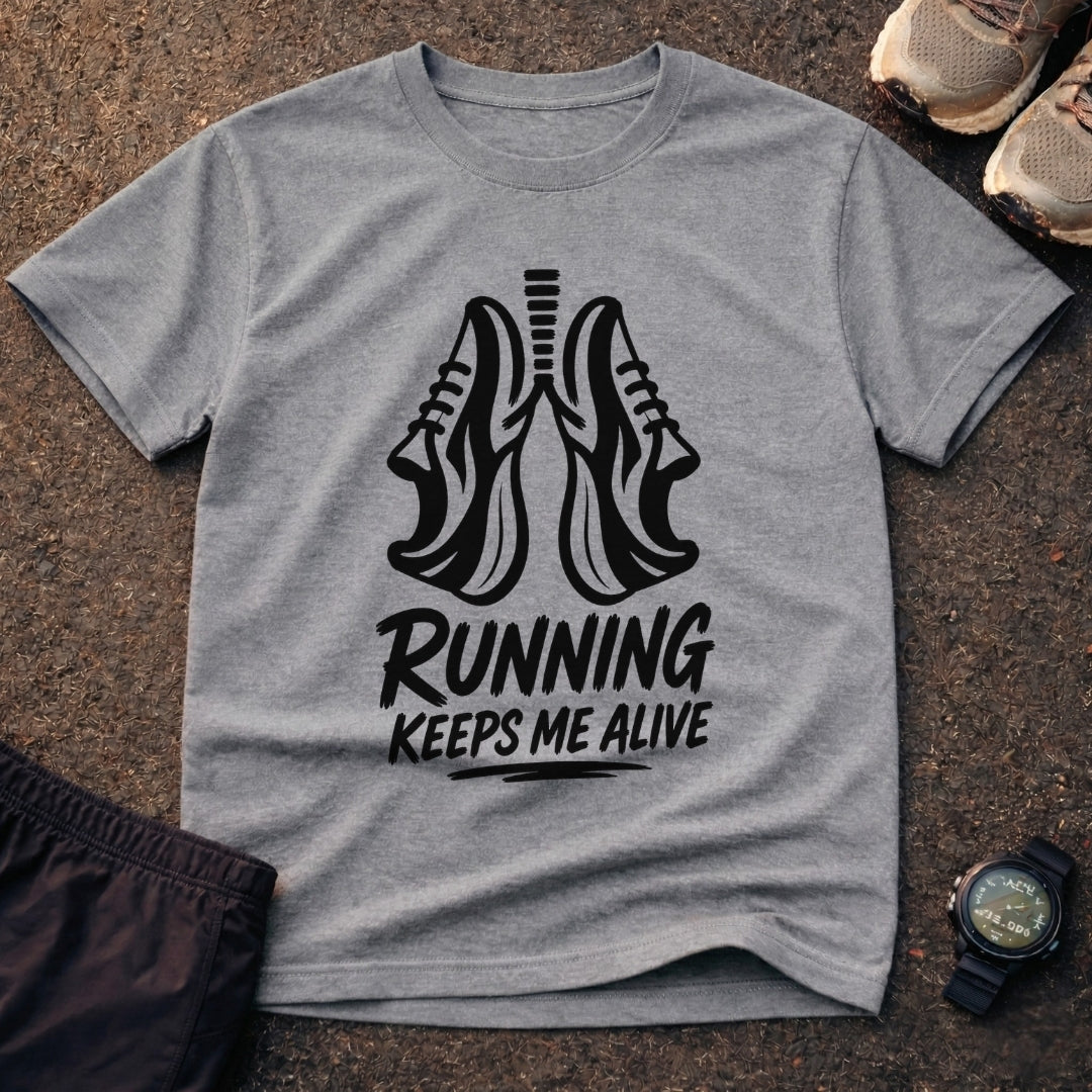 Running Keeps Me Alive T-Shirt 