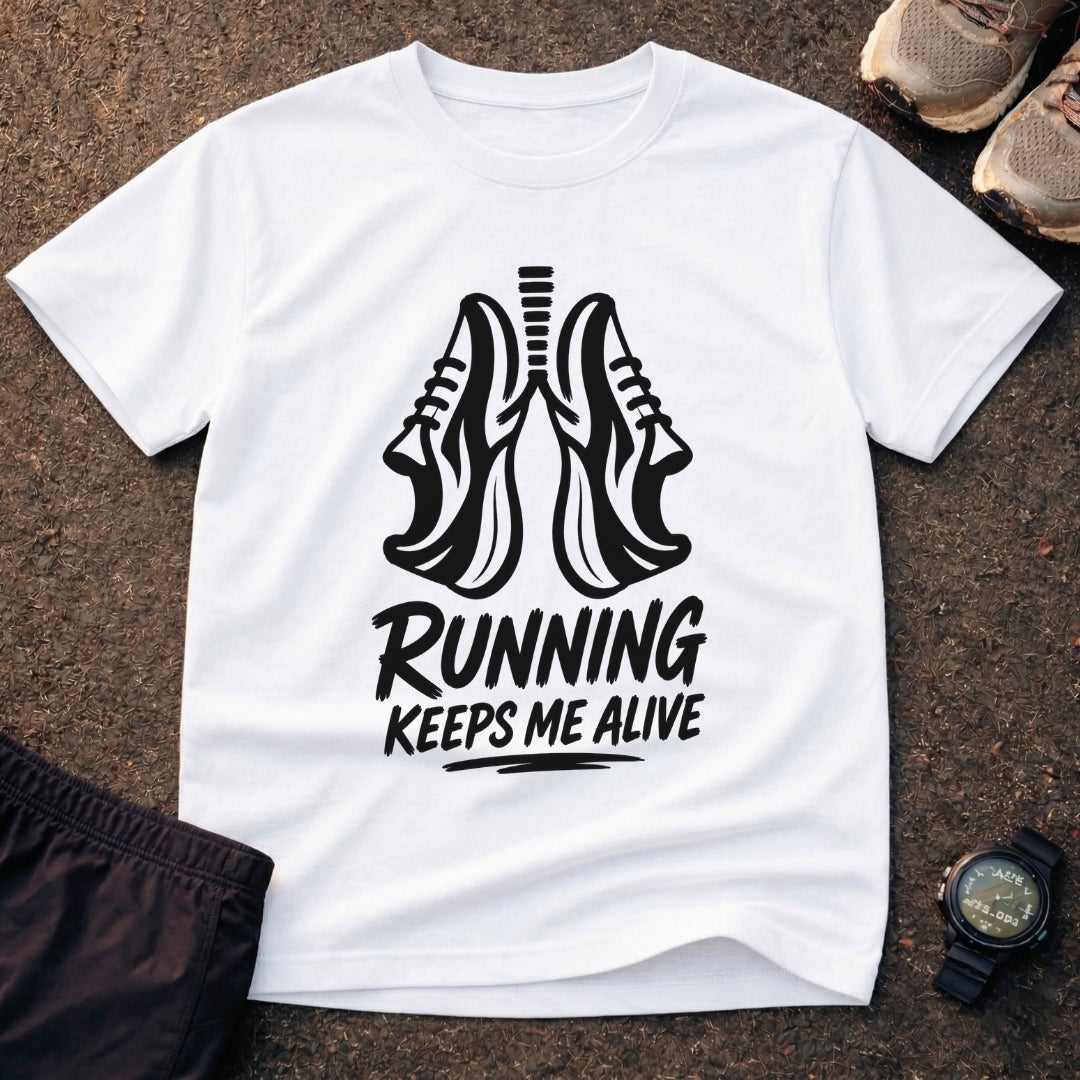 Running Keeps Me Alive T-Shirt 
